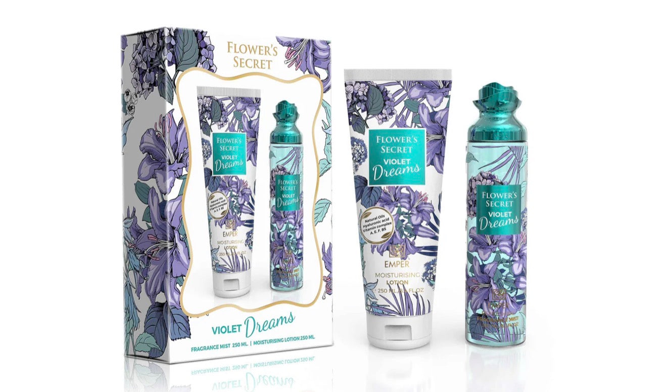Flower Secret's - Violet Dreams (Body lotion + free body mist)