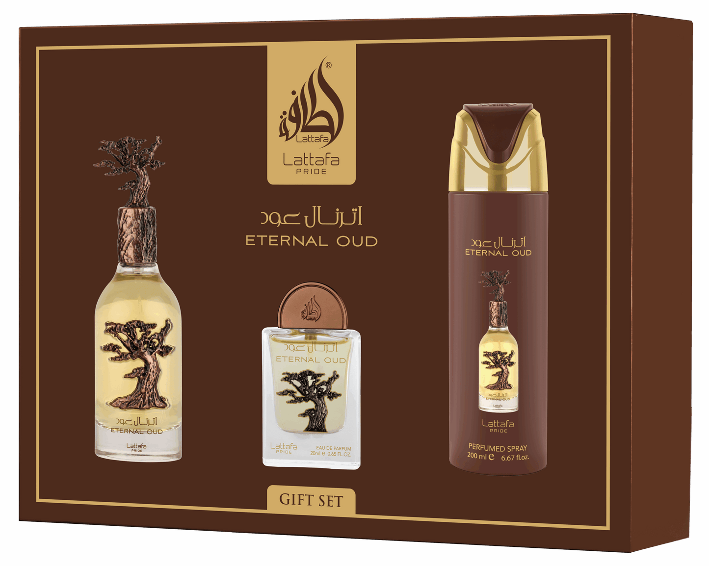 Eternal Oud 3pc Gift Set - Lattafa