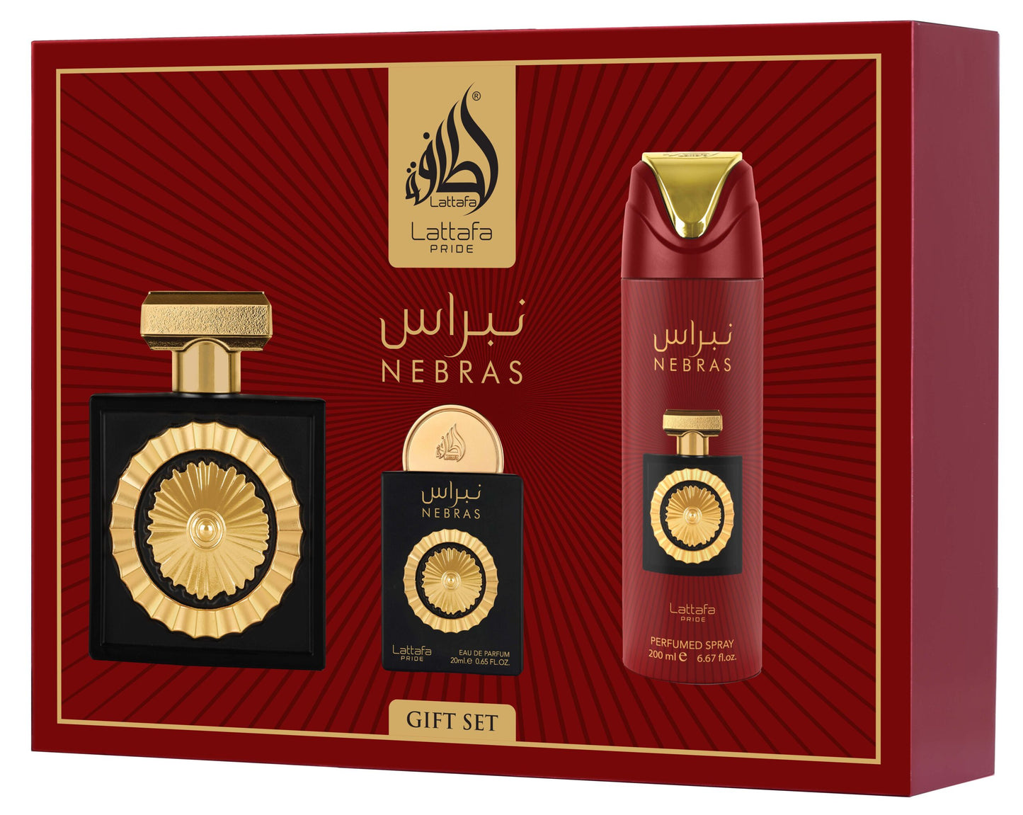 Nebras 3pc Gift Set - Lattafa