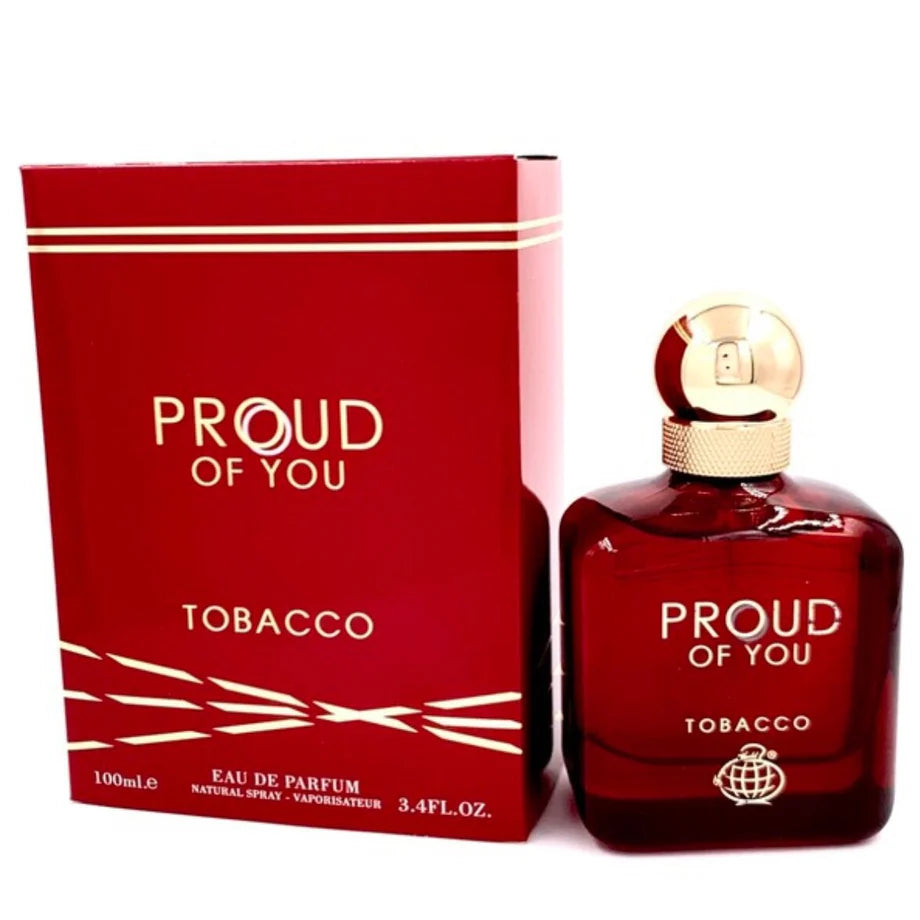 Proud of you Tobacco edp 100ml by Fragrance World – Mubarak Perfumes