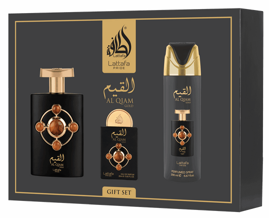 Al Qiam Gold 3pc Gift Set - Lattafa
