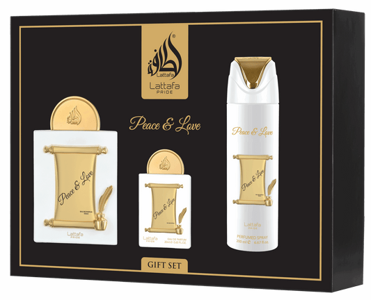 Peace & Love 3pc Gift Set - Lattafa