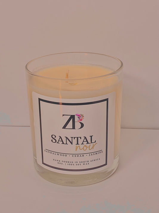 Santal Noir Soy Wax Candle 250g
